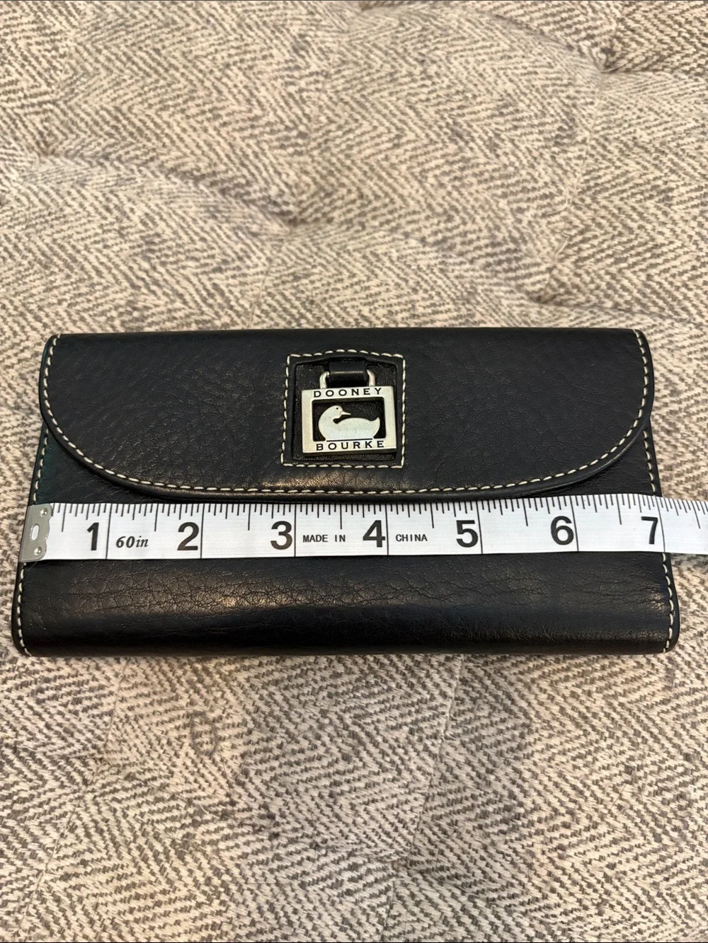 Dooney & Bourke pebbled leather wallet